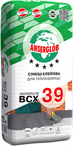 Клей для пінопласту Ancerglob BCX 39 (25 кг) ancerglob-39 фото