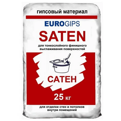 Шпаклівка Saten Evrogips (25 кг) eurogips-saten фото