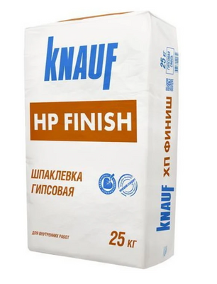 Шпаклівка гіпсова фінішна HP Finish Knauf (25 кг) knauf-hp-finish фото