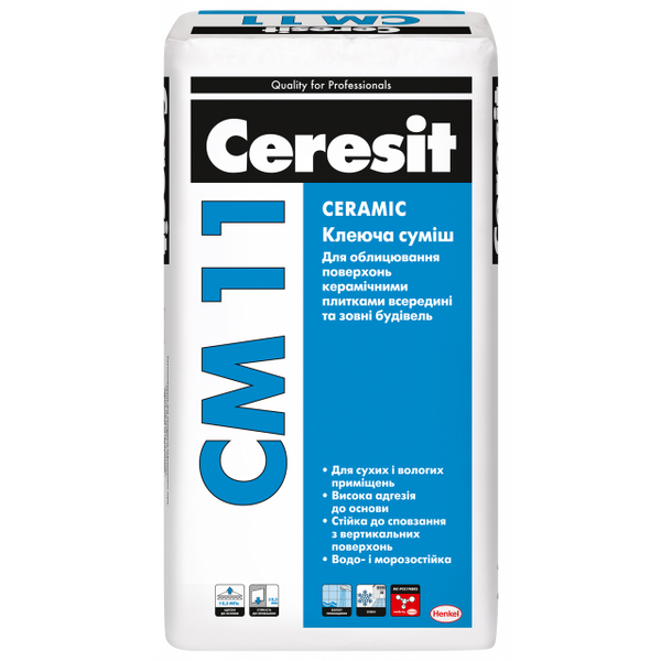 Клей для кафеля Ceresit CM 11 (25 кг) ceresit-cm-11-25 фото
