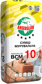 Суміш мурувальна Ancerglob BCM 10 (25 кг) ancerglob-10 фото