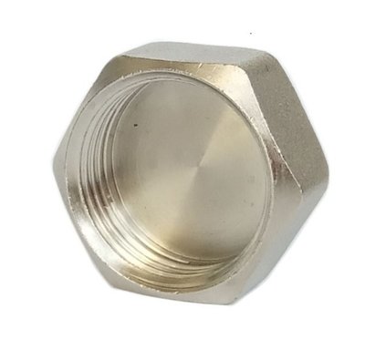 Заглушка латунна нікельована Comisa РВ Ду 15 RF028800500N фото