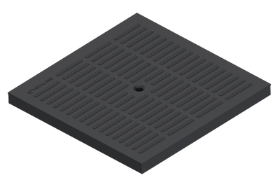 Крышка для дождеприемника PolyMax Basic пластиковая 300х300 мм черная poverh-vidvid-31 фото