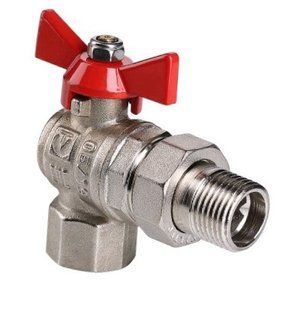 Кран шаровый угловой муфтовый с американкой Valtec Base VT 228 Ду 20 ВЗ vt-214-28 фото