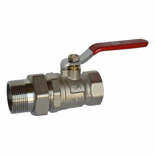 Кран шаровой муфтовый с американкой Ду 32 Dekaliber Kraft (ручка) DK.107.32 фото