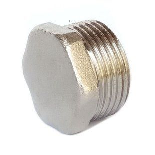 Заглушка латунная никелированная Comisa РН Ду 50 RF028602000N фото