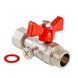 Кран для подключения манометра Valtec VT 806 Ду 15 ВЗ vt-214-59 фото 1