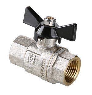 Кран шаровый муфтовый усиленный Valtec VT 317 Ду 25 ВВ (бабочка) vt-214-38 фото