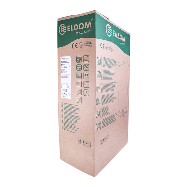 Водонагрівач Eldom Galant DRY 60 3x 1000 W DV060D фото